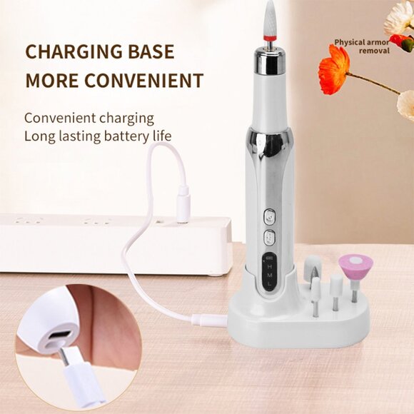 Cordless Nail Drill Pen Machine Nail Cuticle Portable 13 in 1 Kit(1 set) - Picture 12 of 16